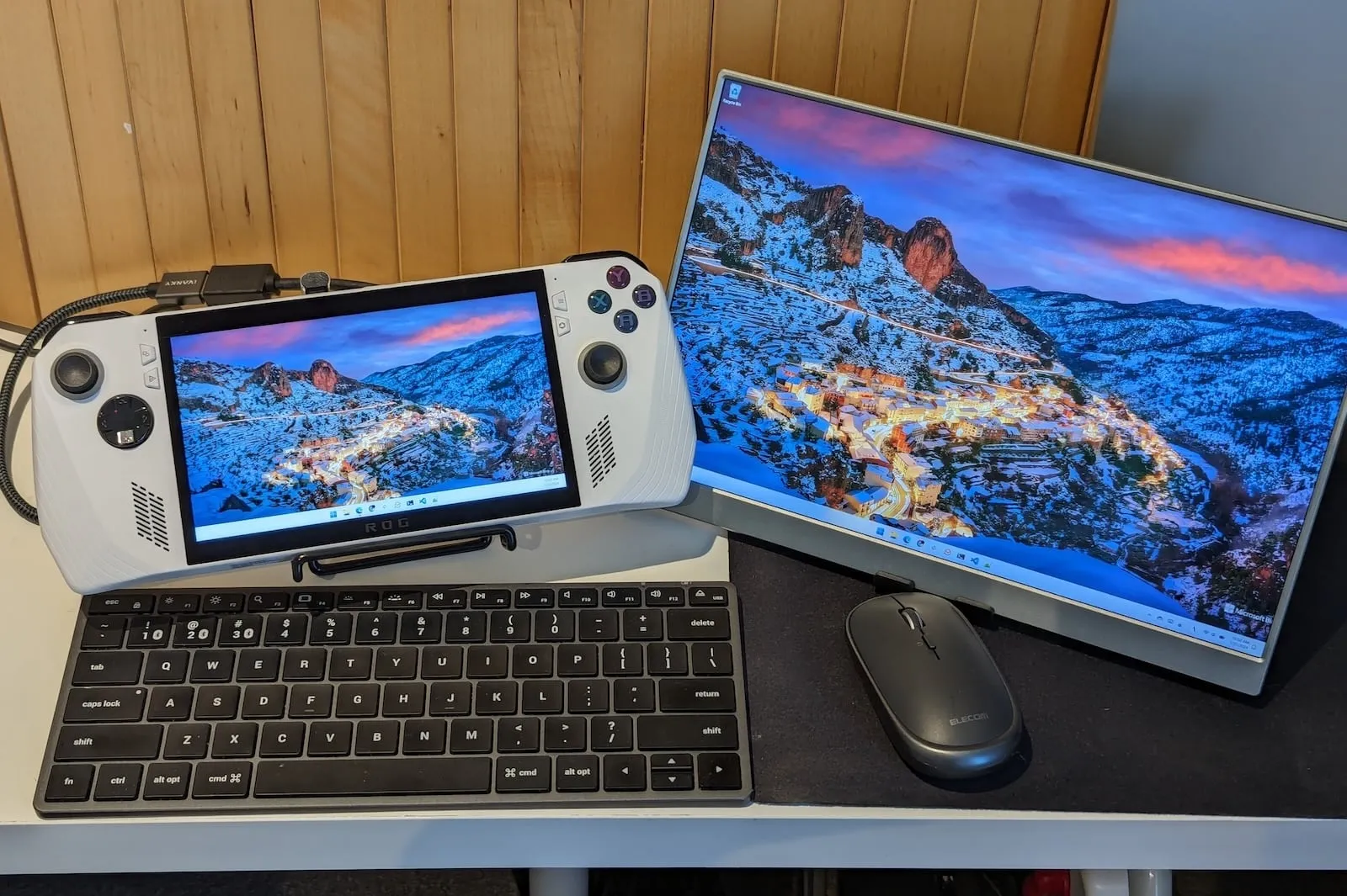 写真 : ROG Ally の基本作業環境